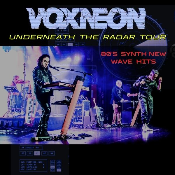 VOXNEON live on stage – 80s synth live show in Newcastle